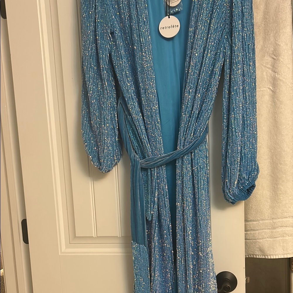 Blue Sequin Women's Dress
